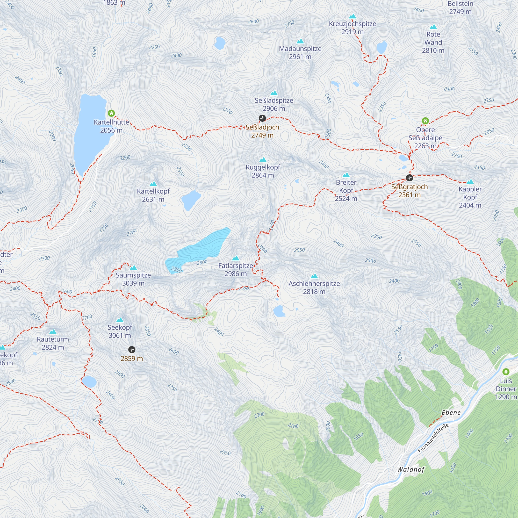 Kieler Wetterhütte map