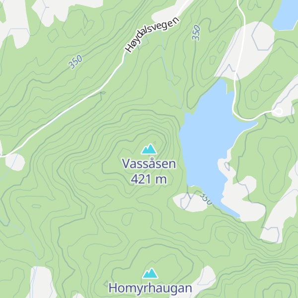 Map of Vassåsen