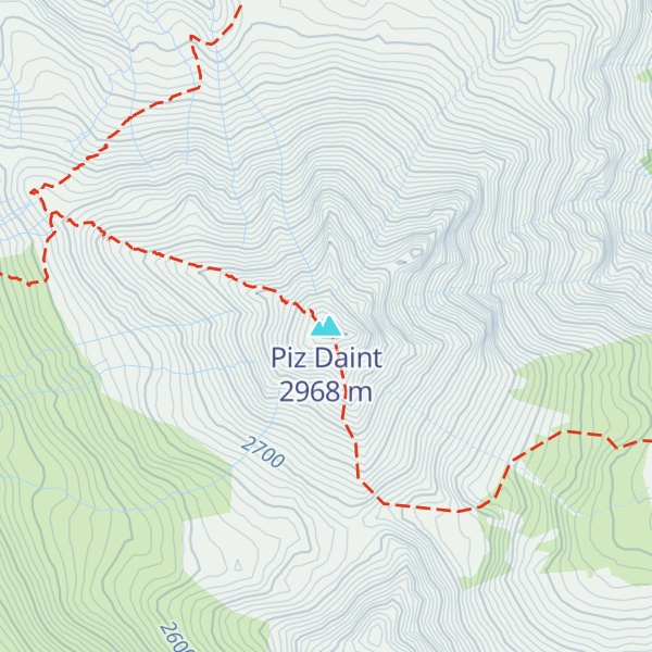 Map of Piz Daint