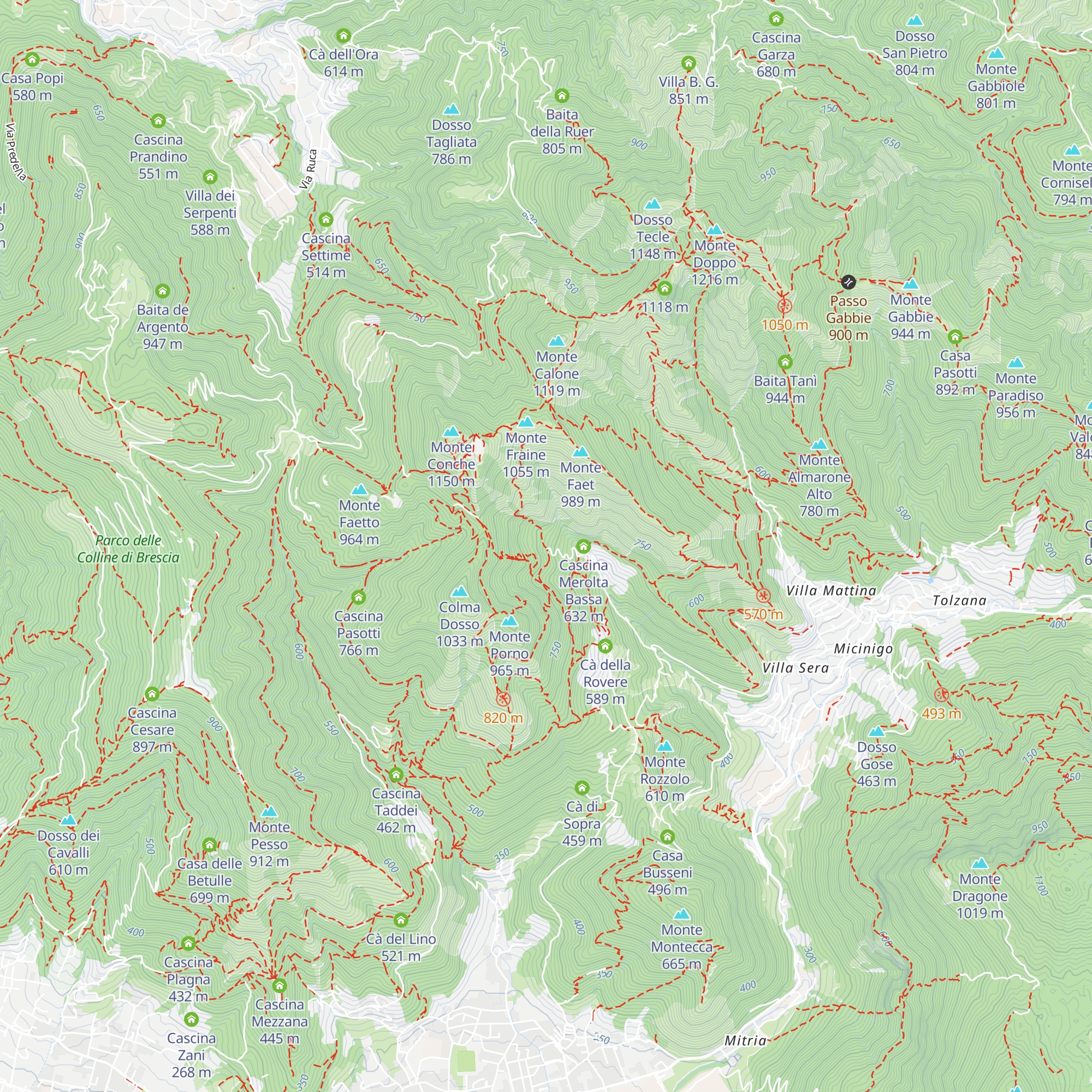 Cascina Merolta Alta map
