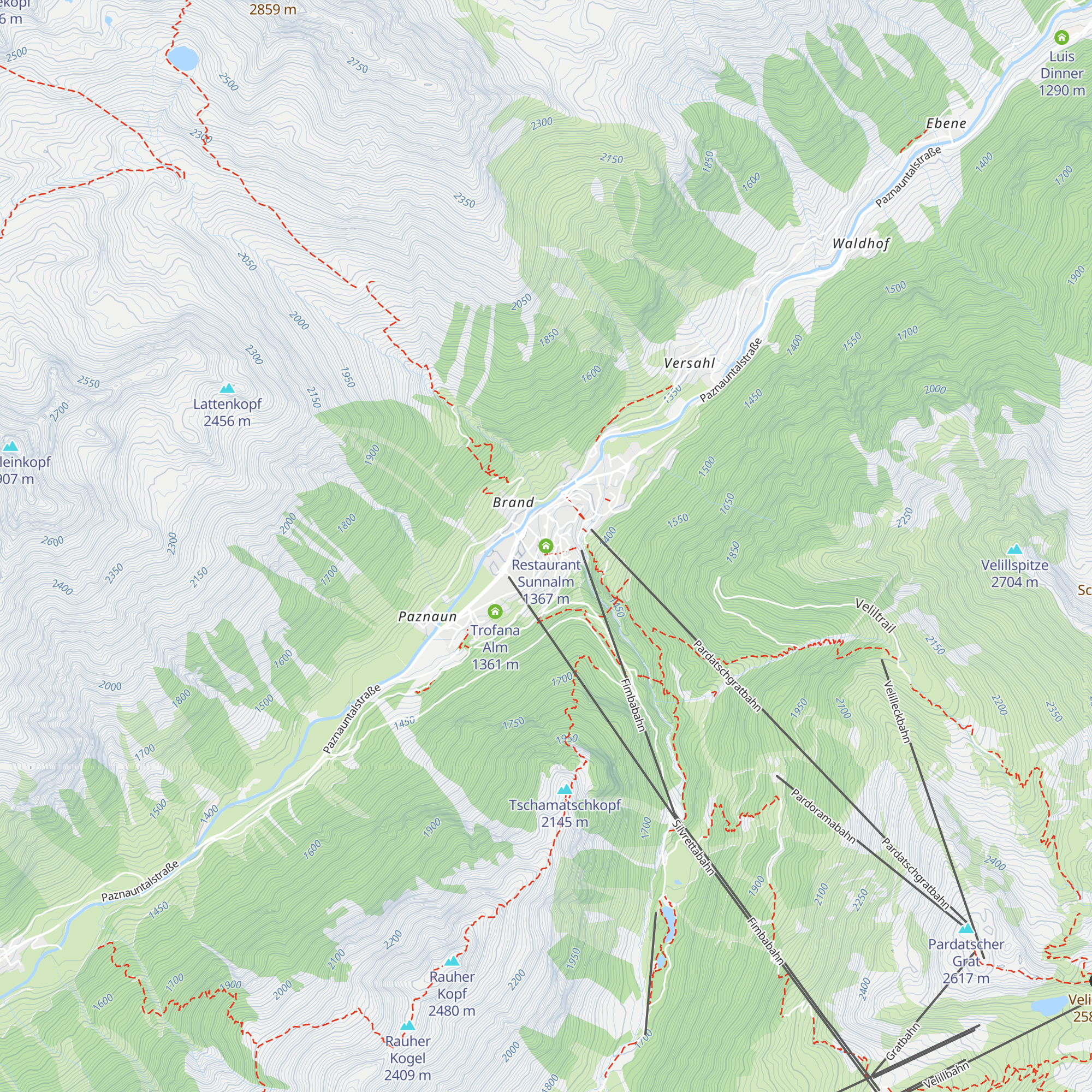Restaurant Sunnalm map