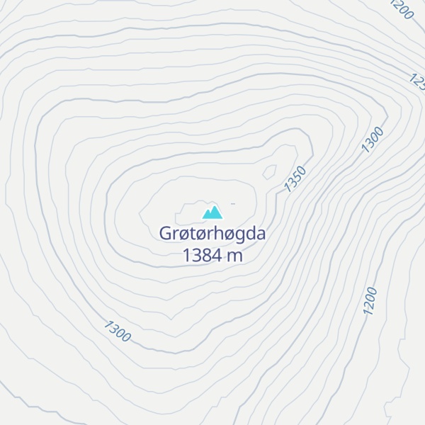 Map of Grøtørhøgda