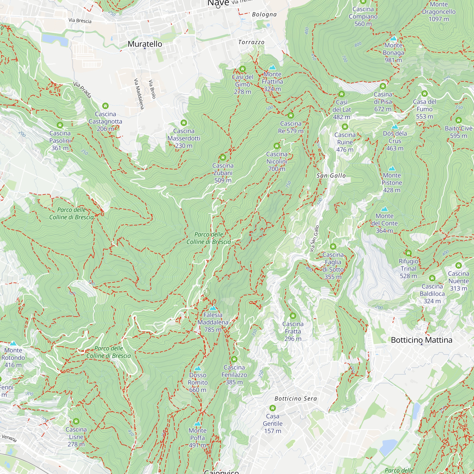 Cascina Zani map