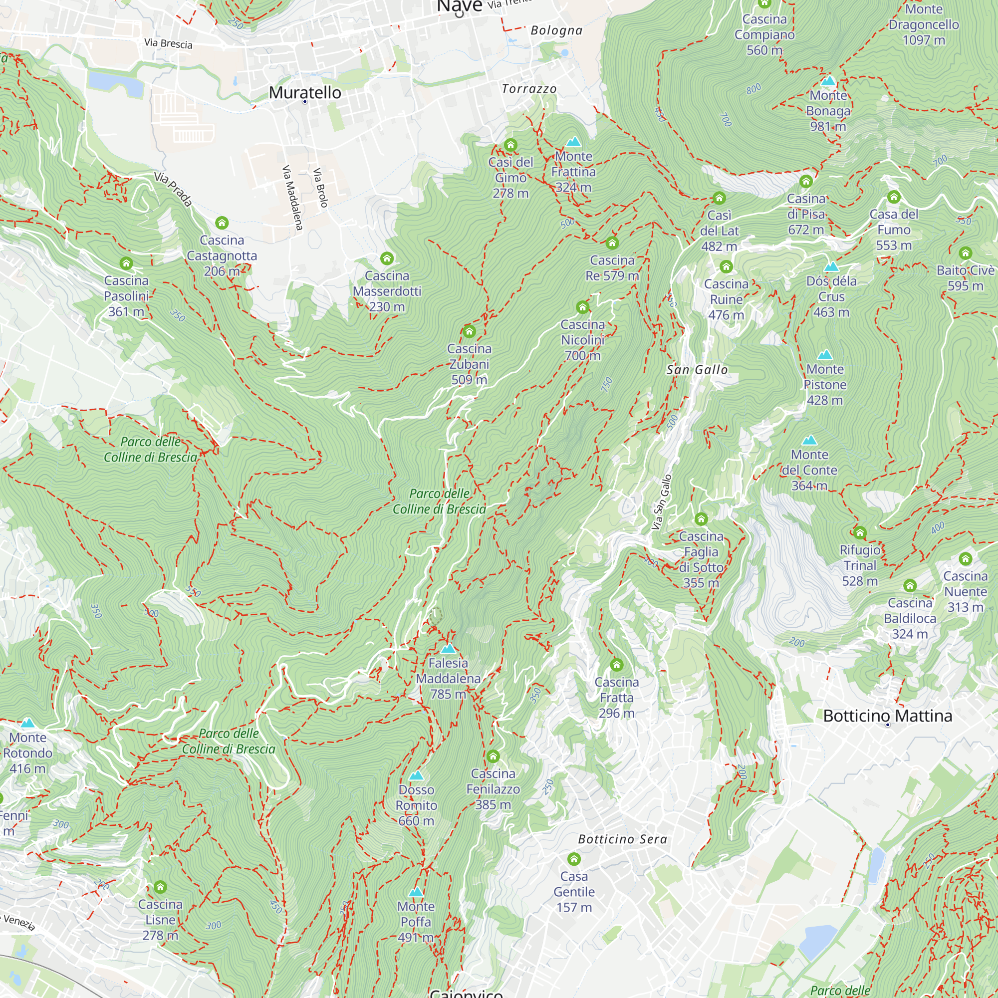 Cascina Zani map