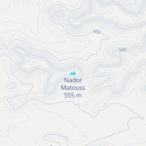 Map of Nador Matouss