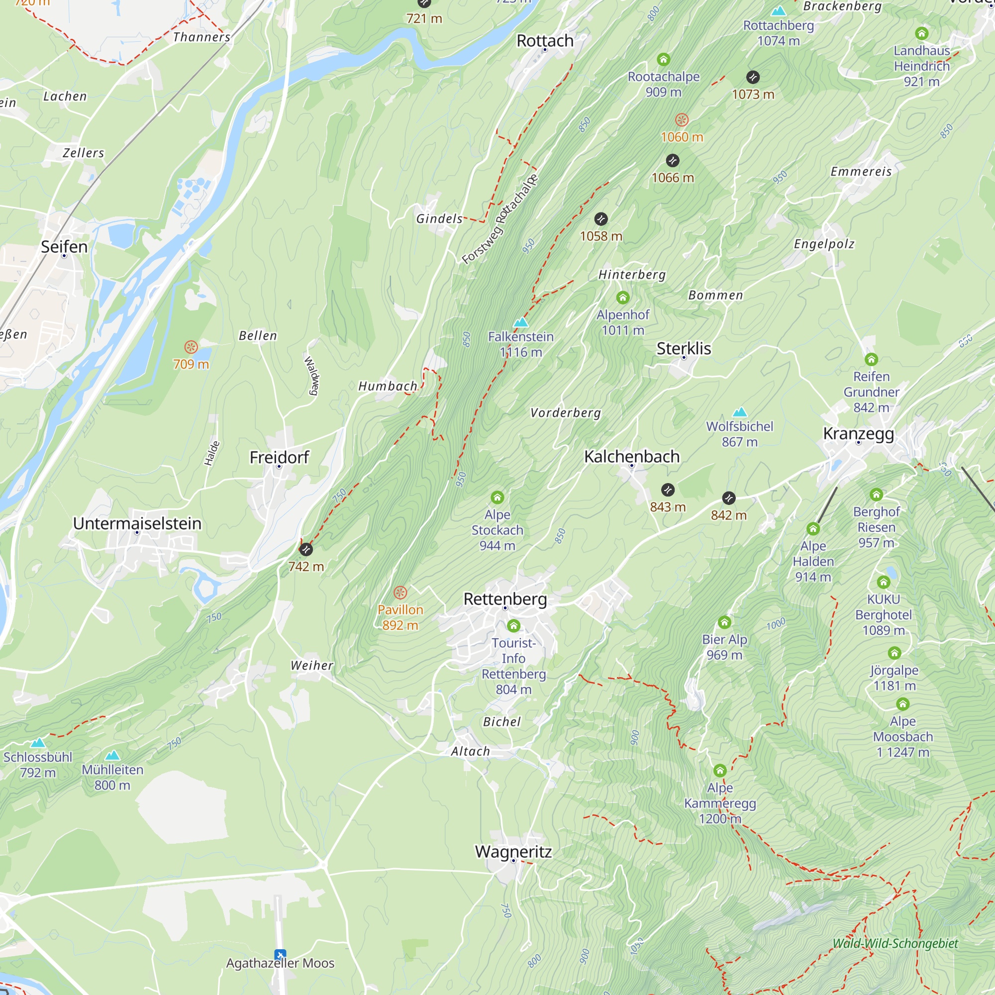 Alpe Stockach map