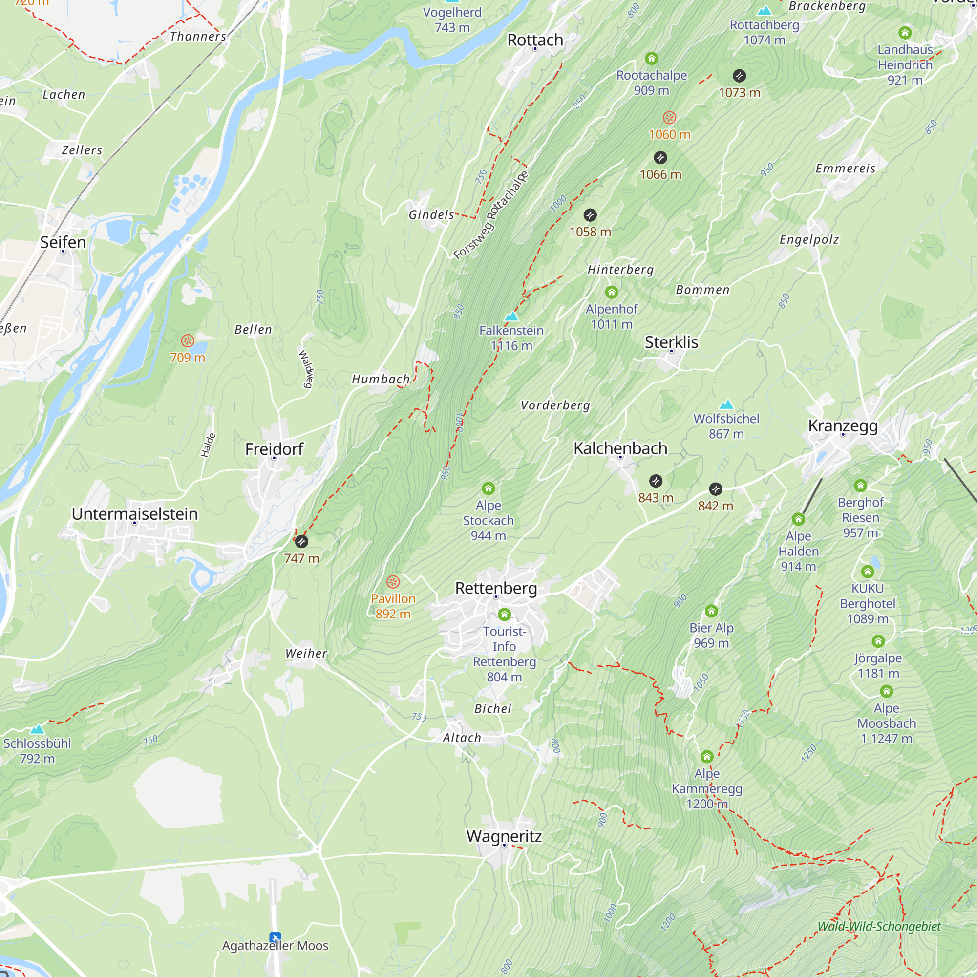 Alpe Stockach map
