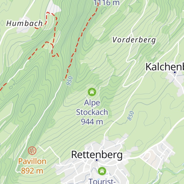 Map of Alpe Stockach
