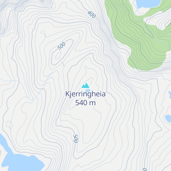 Map of Kjerringheia