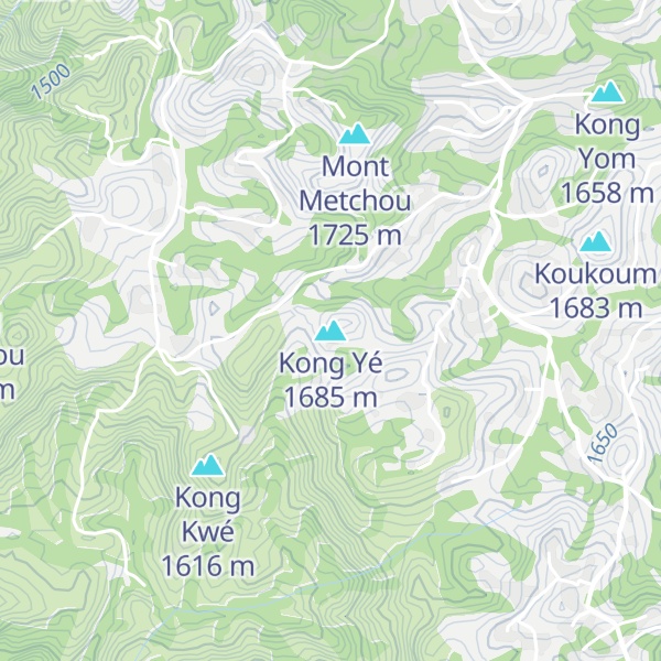 Map of Kong Yé