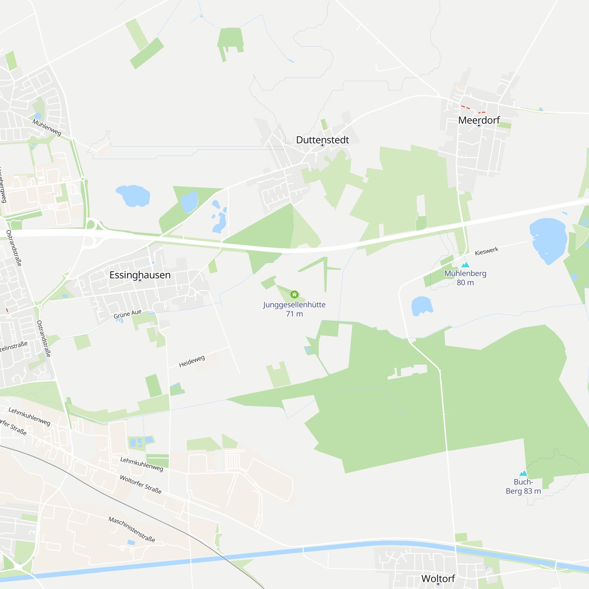 Junggesellenhütte map