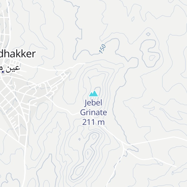 Map of Jebel Grinate