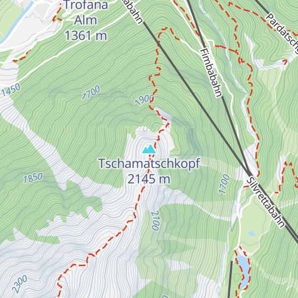 Map of Tschamatschkopf