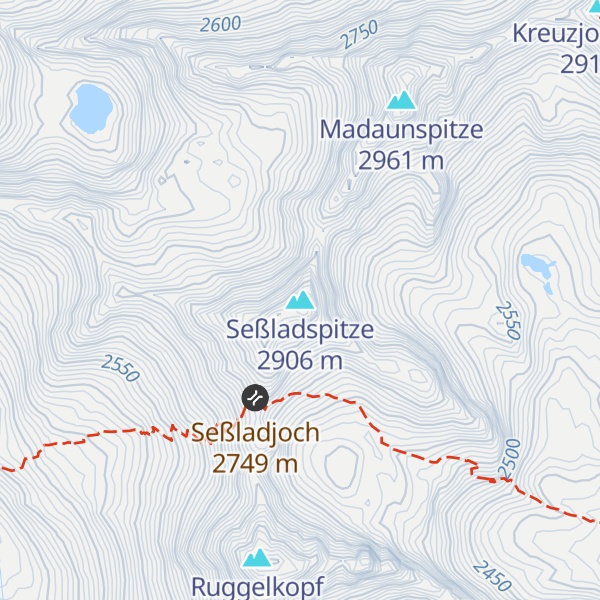 Map of Seßladspitze