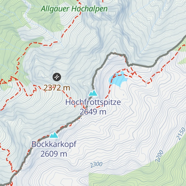 Map of Hochfrottspitze