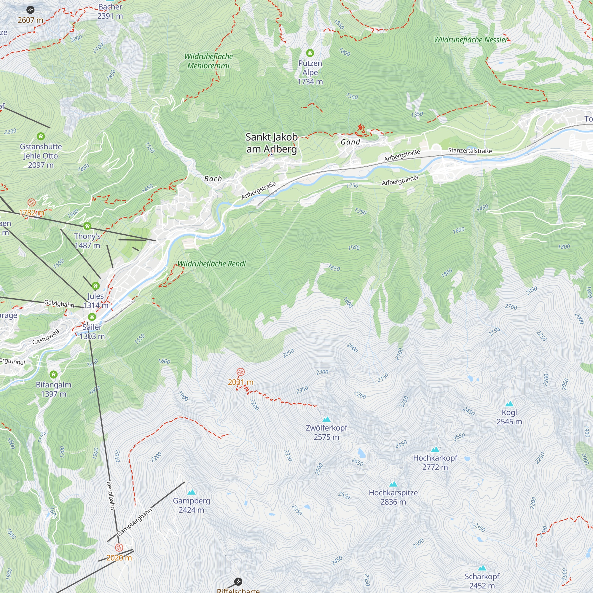 Rendlalpe map