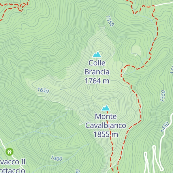 Map of Monte Polla
