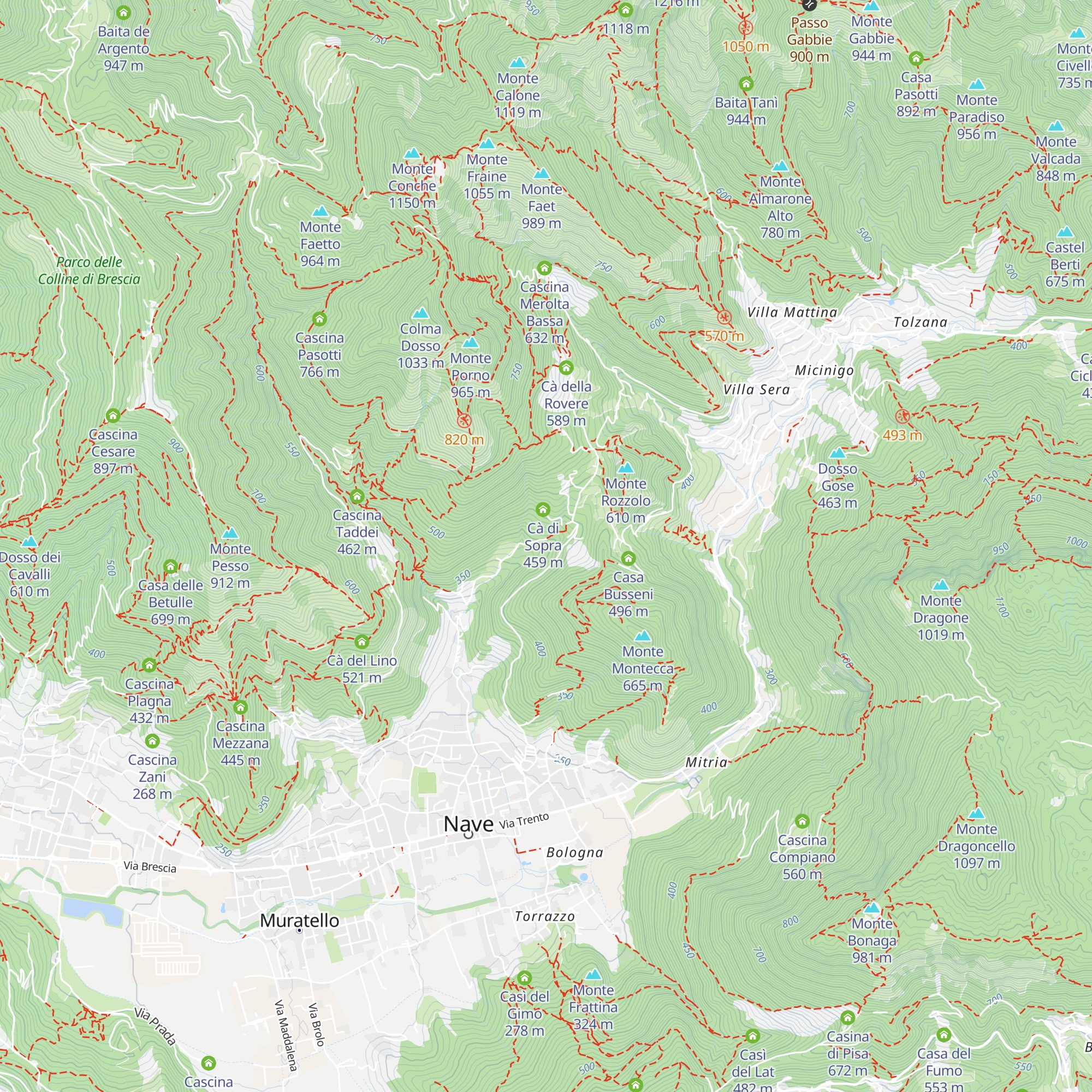 Cascina El Pianel map