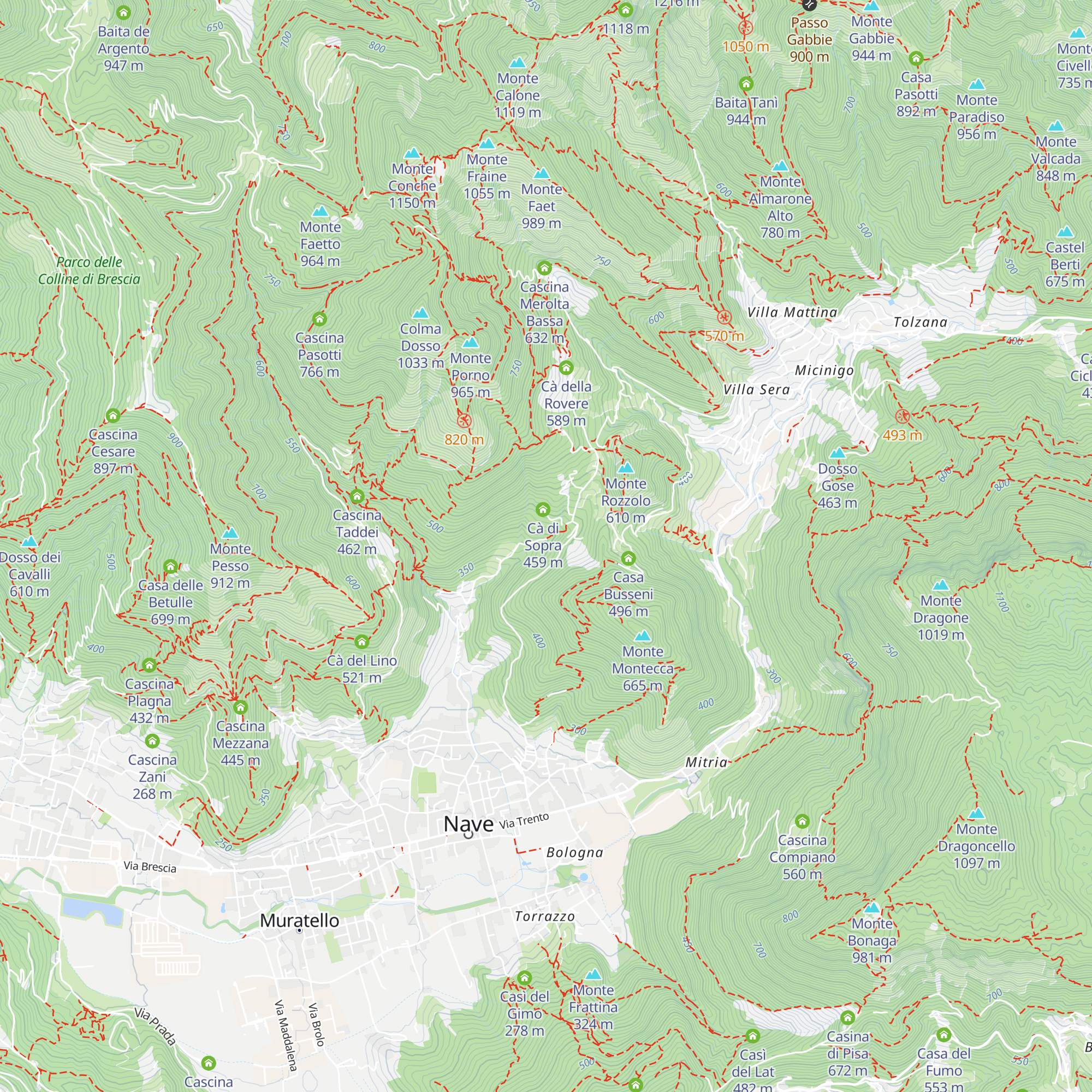 Cascina El Pianel map