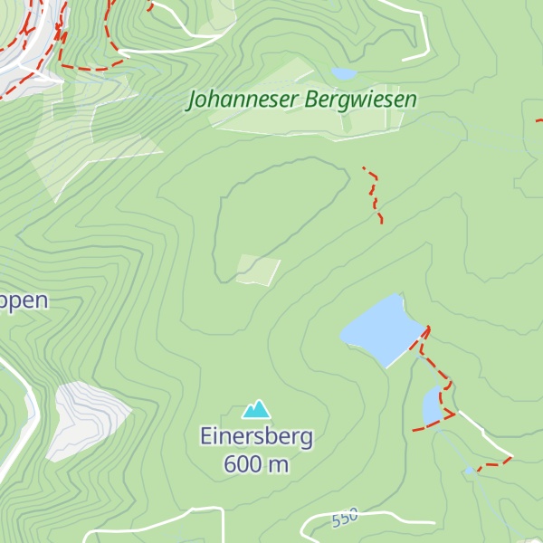 Map of Onkel Erichs Hütte