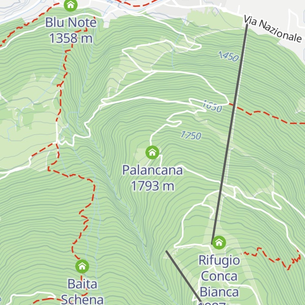 Map of Palancana