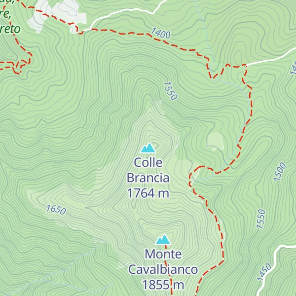 Map of Colle Brancia