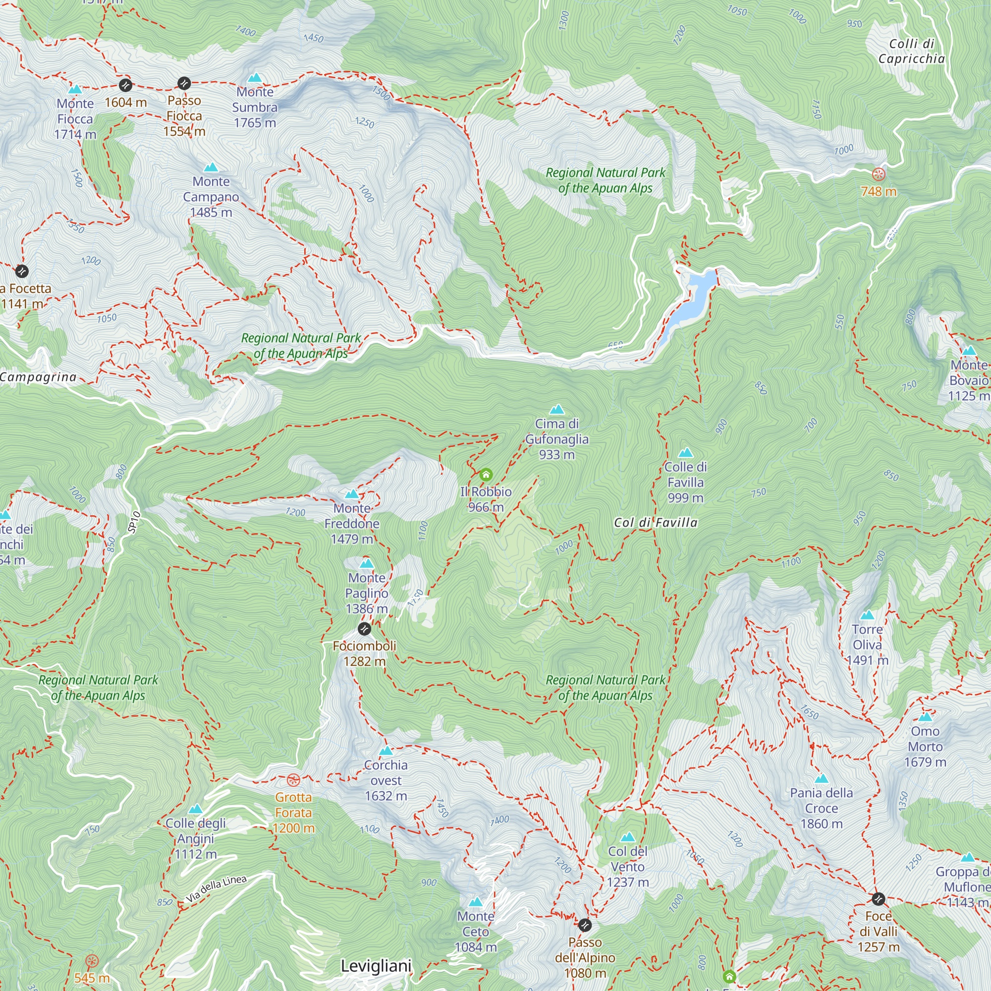La Quiete map