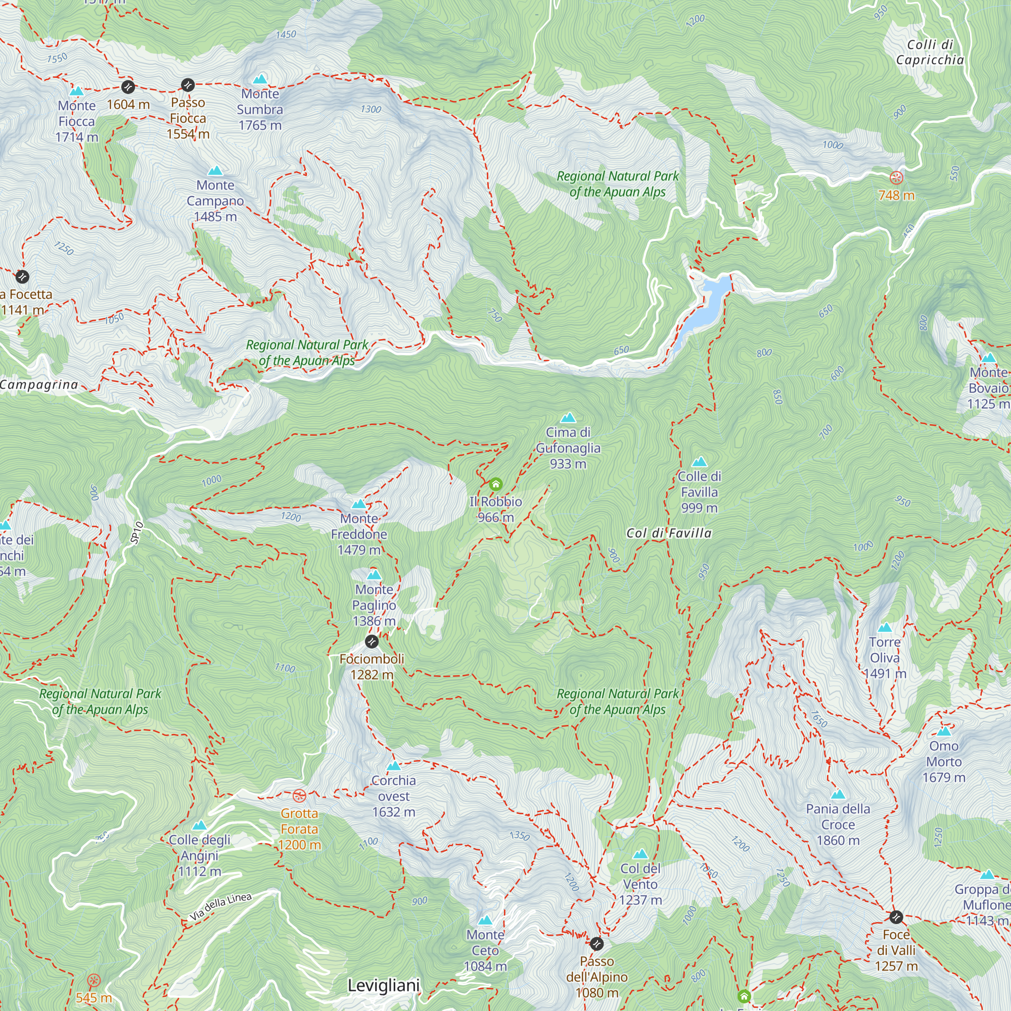 La Quiete map