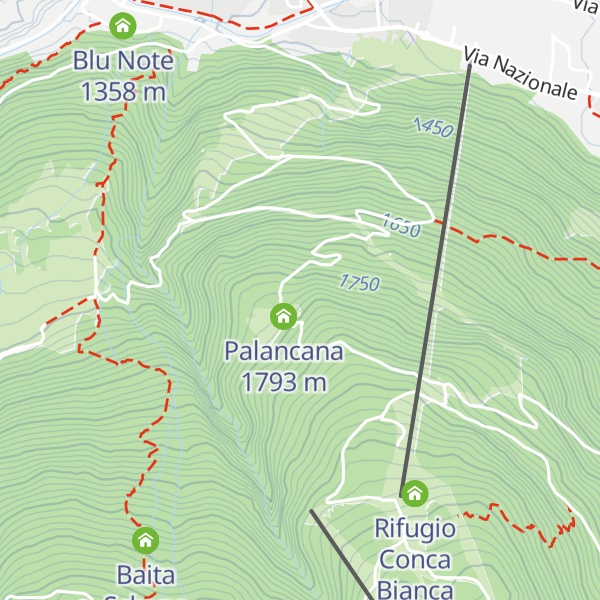 Map of Palancana
