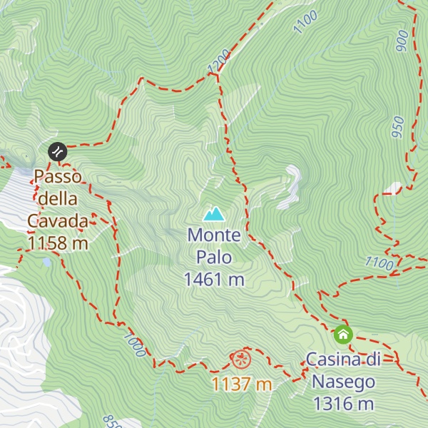 Map of Monte Palo