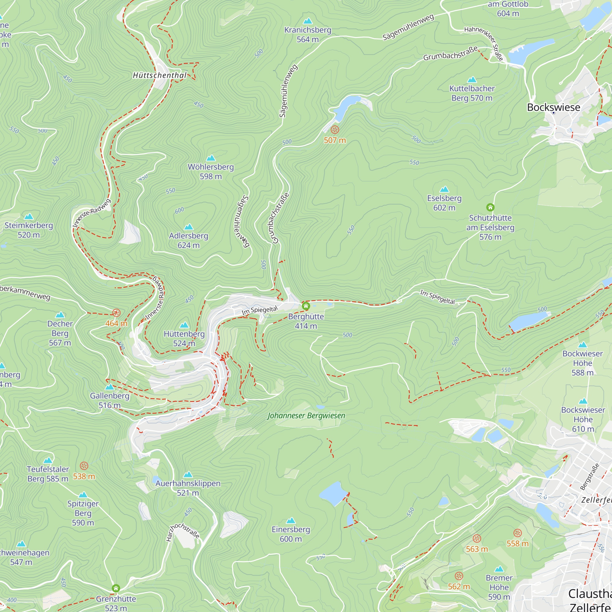 Berghütte map