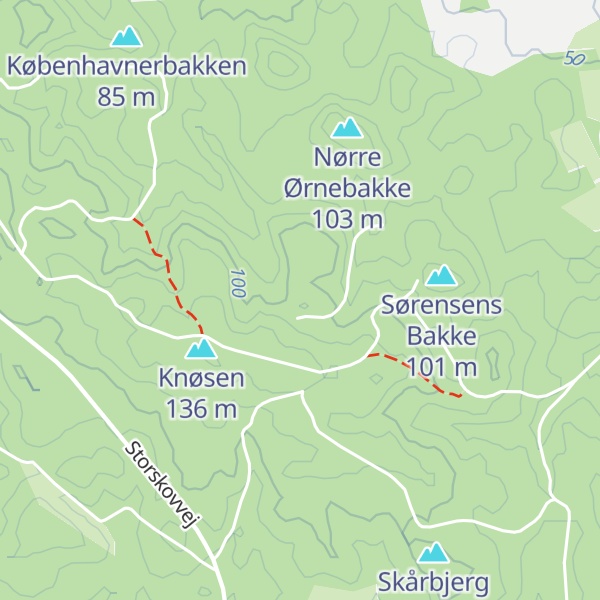 Map of Søndre Ørnebakke