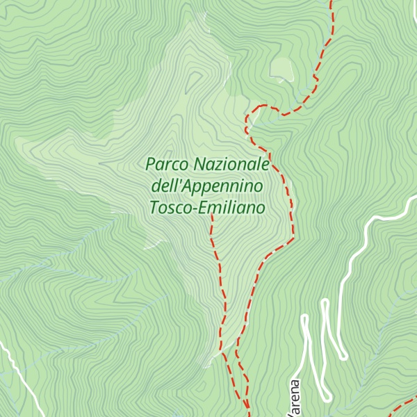 Map of Monte Cavalbianco