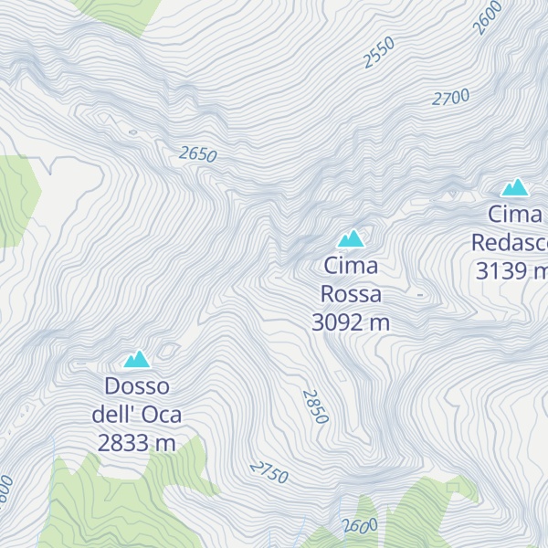 Map of Dosso dell'Oca