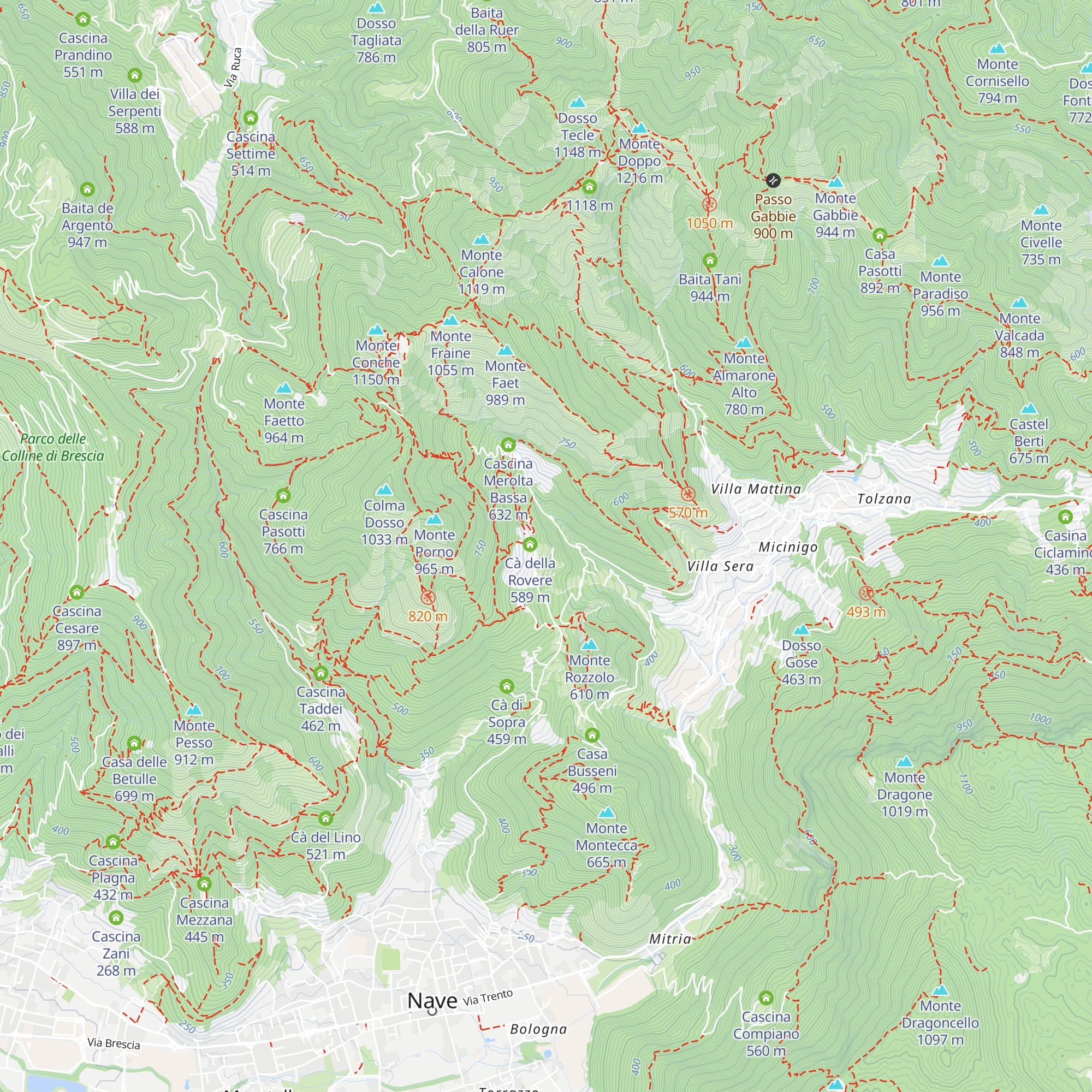Casa Porta - Parecchini map