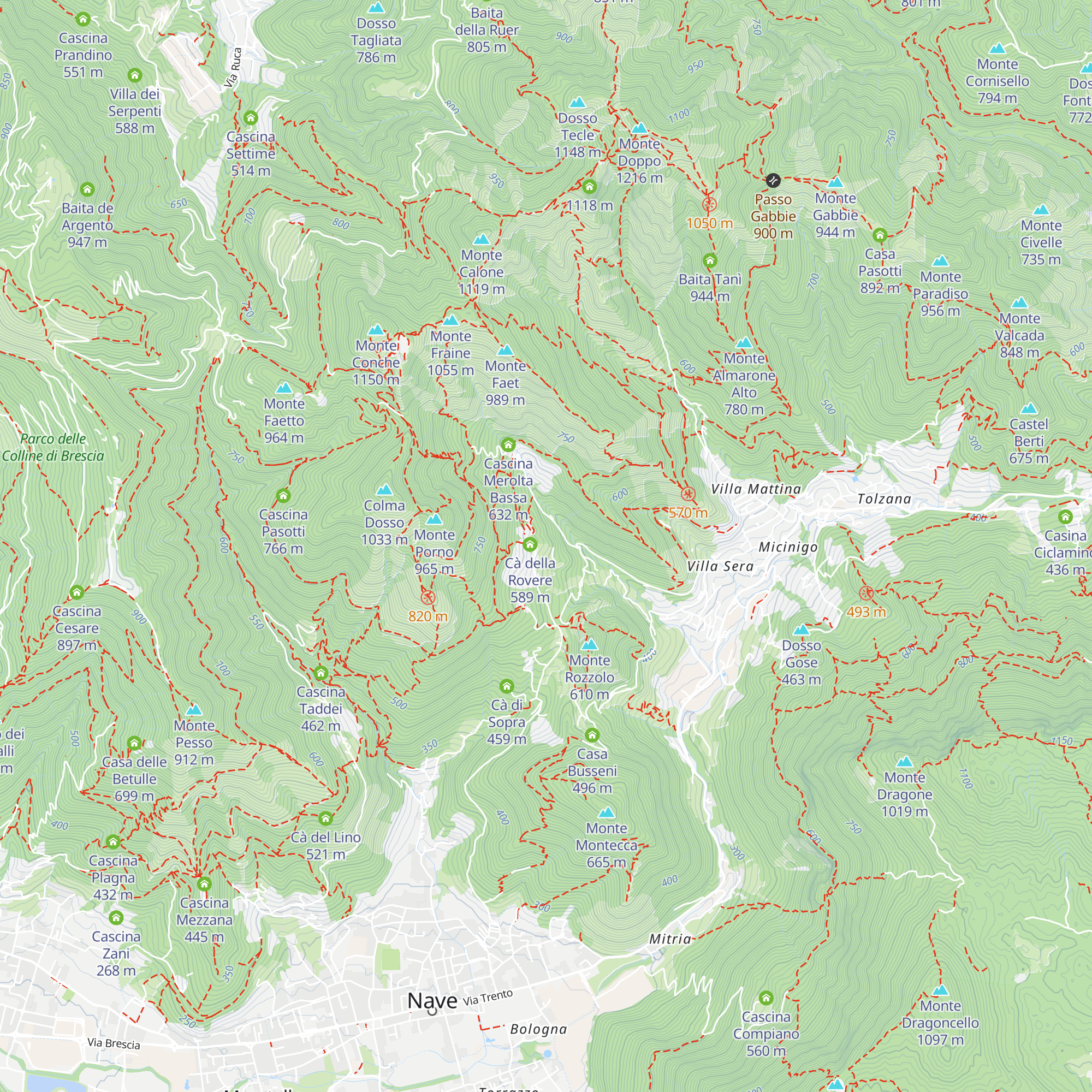 Casa Porta - Parecchini map