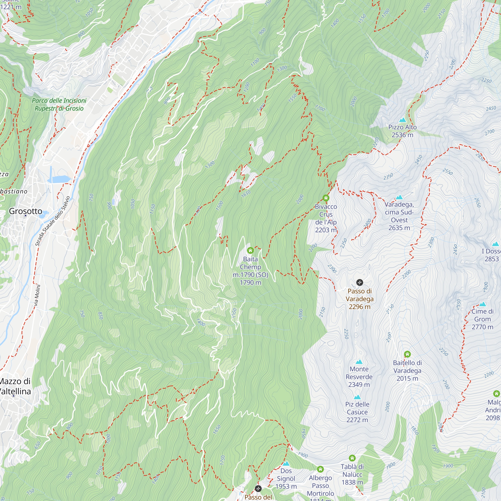 Baita Chemp m.1790 (SO) map
