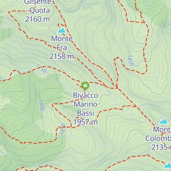 Map of Bivacco Marino Bassi