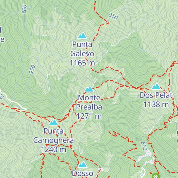 Map of Monte Prealba