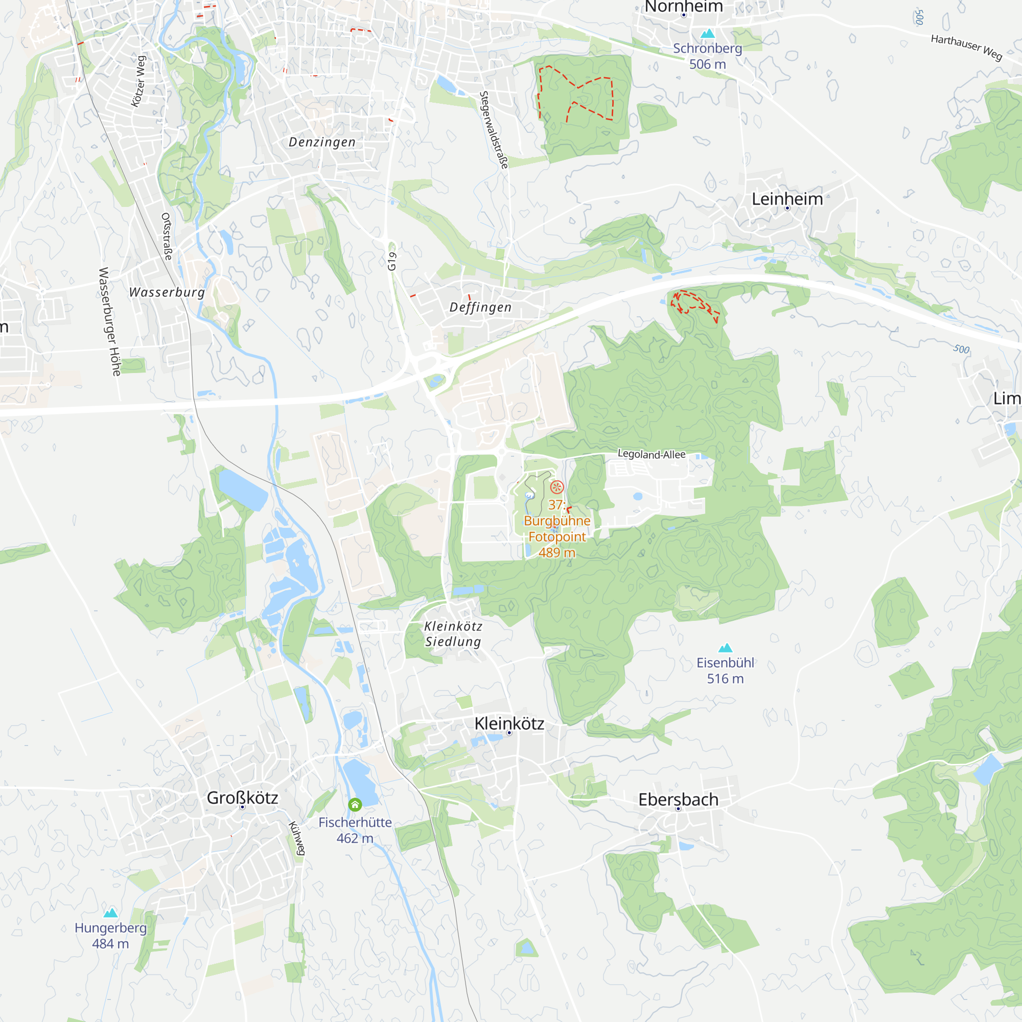 3: Touristinformation LEGOLAND Allee map