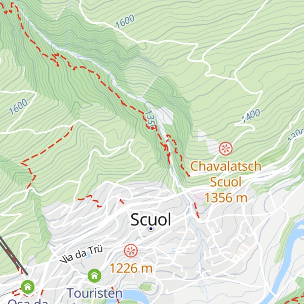 Map of Chasa da battasendas Tanter Dossa