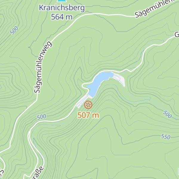 Map of Schutzhütte Grumbacher Teich