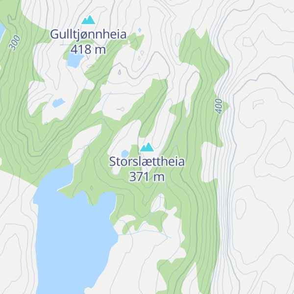 Map of Storslættheia