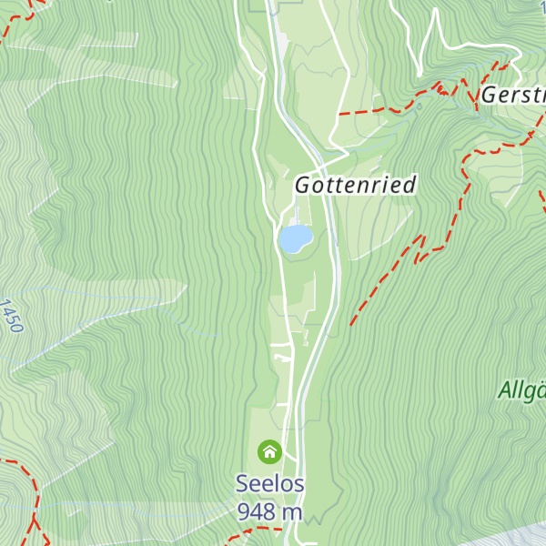 Map of elements Oberstdorf Hotel Christlessee