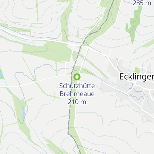 Map of Schutzhütte Brehmeaue