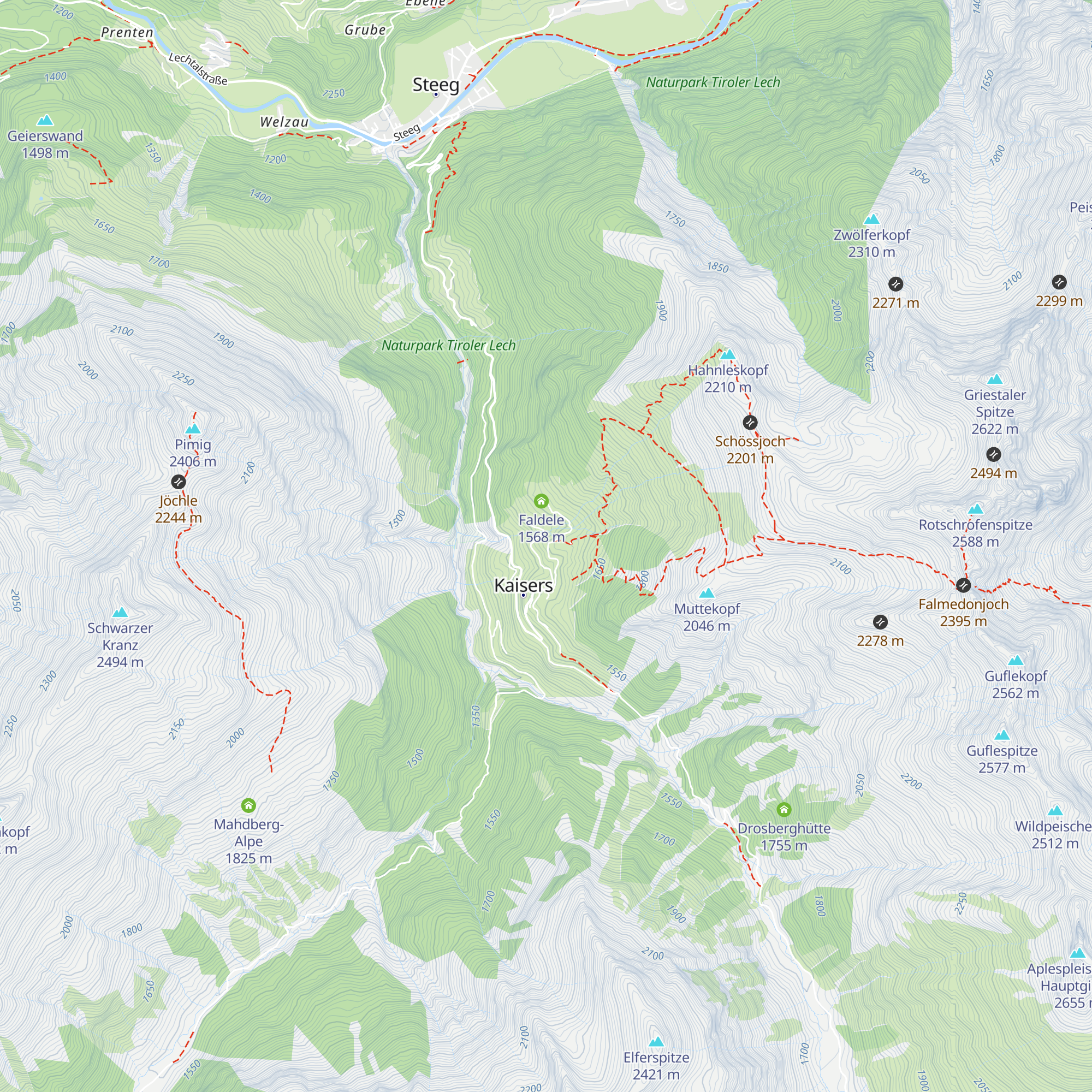 Bichl map