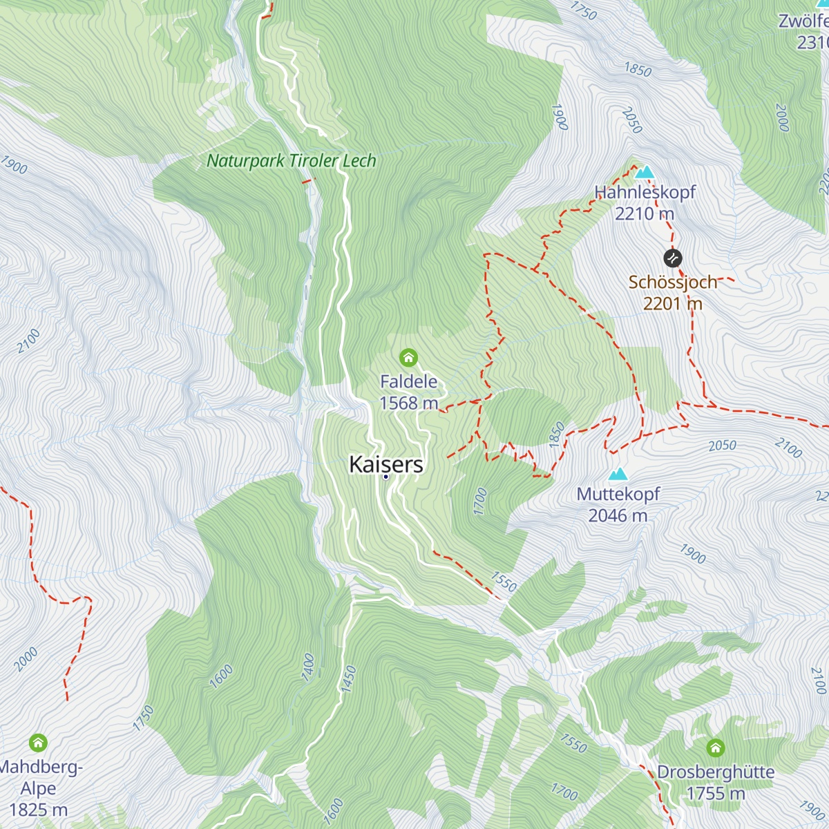 Bichl map