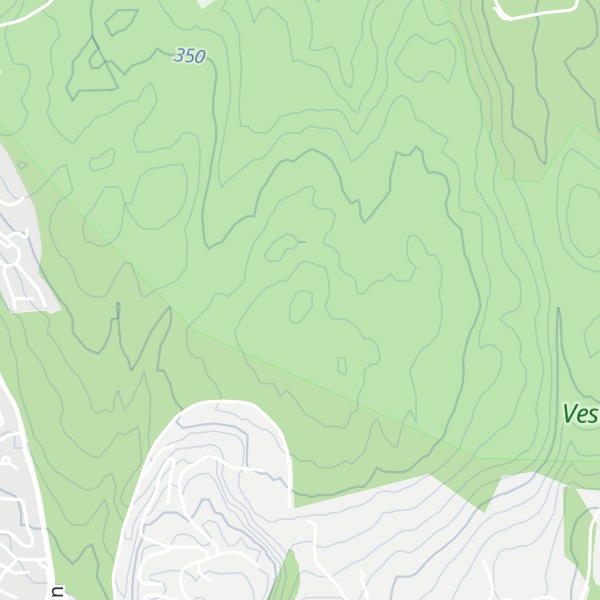 Map of Grøstadmarka