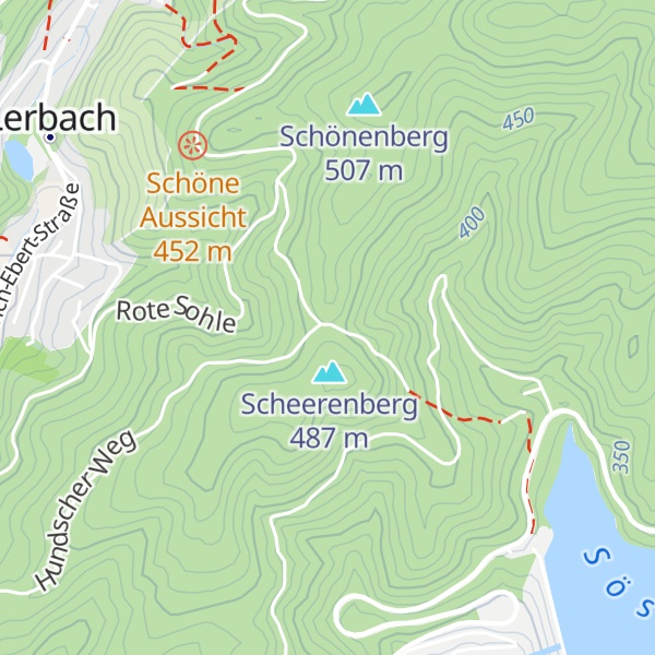 Map of Köhlerhütte