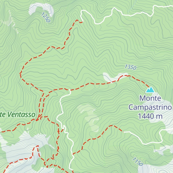 Map of Monte Volparino